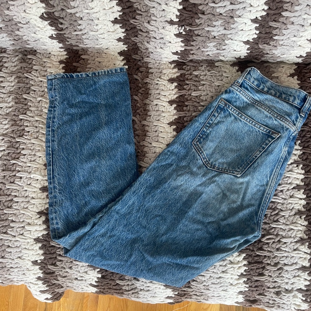 Reformation High Rise Straight Leg Jeans